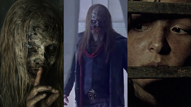 Alpha, Beta, and Lydia, as they’ll appear on the show.